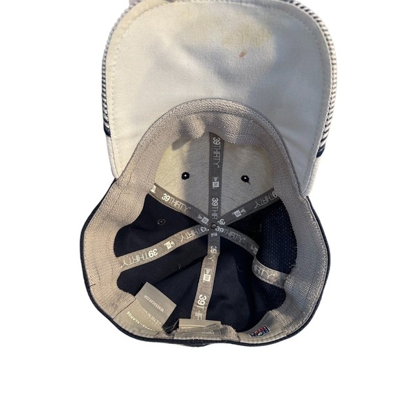 Dallas Cowboys 39 Thirty Hat New Era NFL Blue Gray L-XL Striped Brim Embroidered - Picture 4 of 6